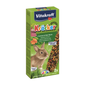 Vitakraft Krcker 2-pak frstang m. grnsager kanin